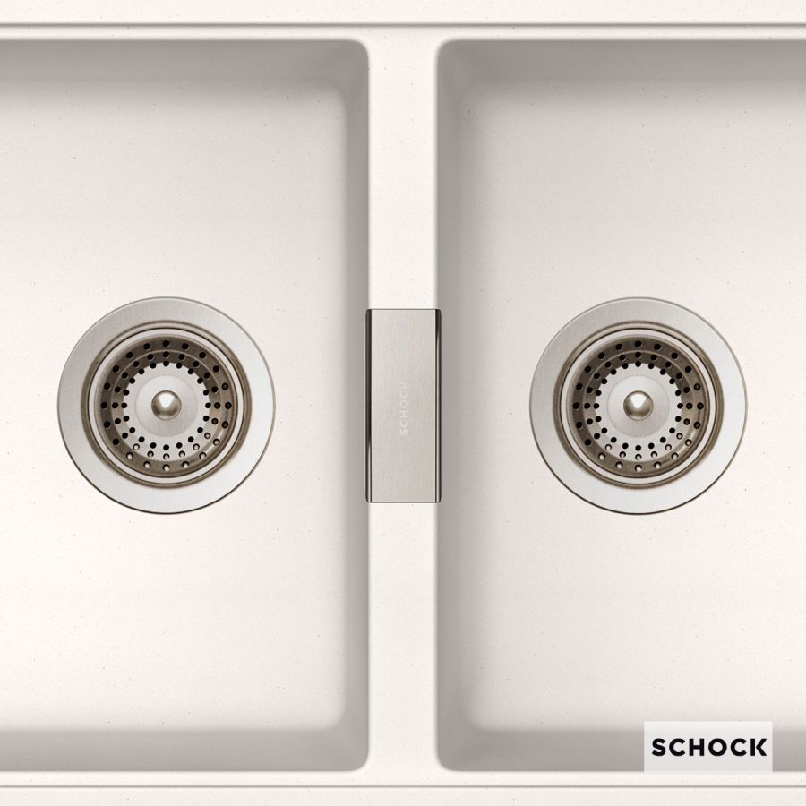 Βαλβίδες με Υπερχείλιση για Νεροχύτη Γρανίτη Schock 15295-30290 Inox  629372-110