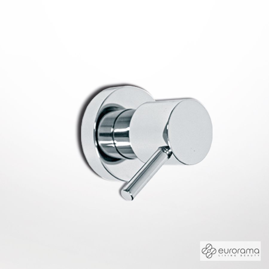 Εκτροπέας 3 εξόδων για εντοιχισμένο σύστημα ντουζιέρας, Eurorama Klint, Tonda, Slot Chrome R4751-100