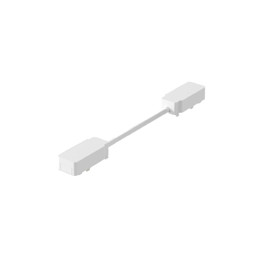 Εξάρτημα κάθετης σύνδεσης για ρευματοδότηση μεταξύ Ultra Thin ράγών σε λευκή απόχρωση TC029-White