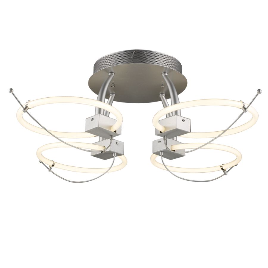 Επιτοίχιο σποτ από χρυσαφί μέταλλο 4XGU10 D:70cm 9082-4