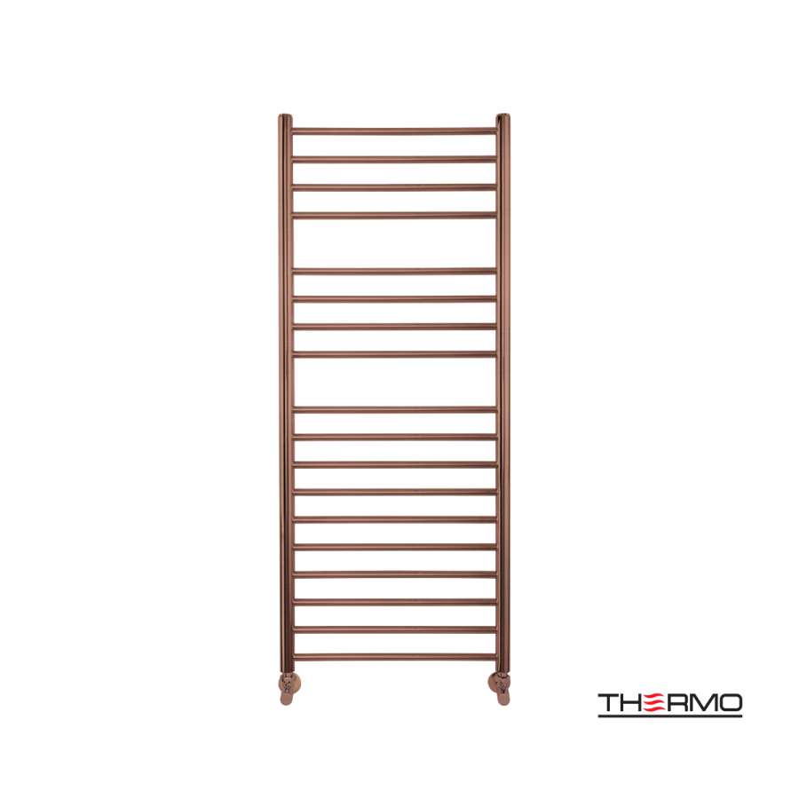 Θερμαινόμενη Πετσετοκρεμάστρα μπάνιου Inox BELLAVIA  120x50 Copper Brushed PVD BEL12050-222