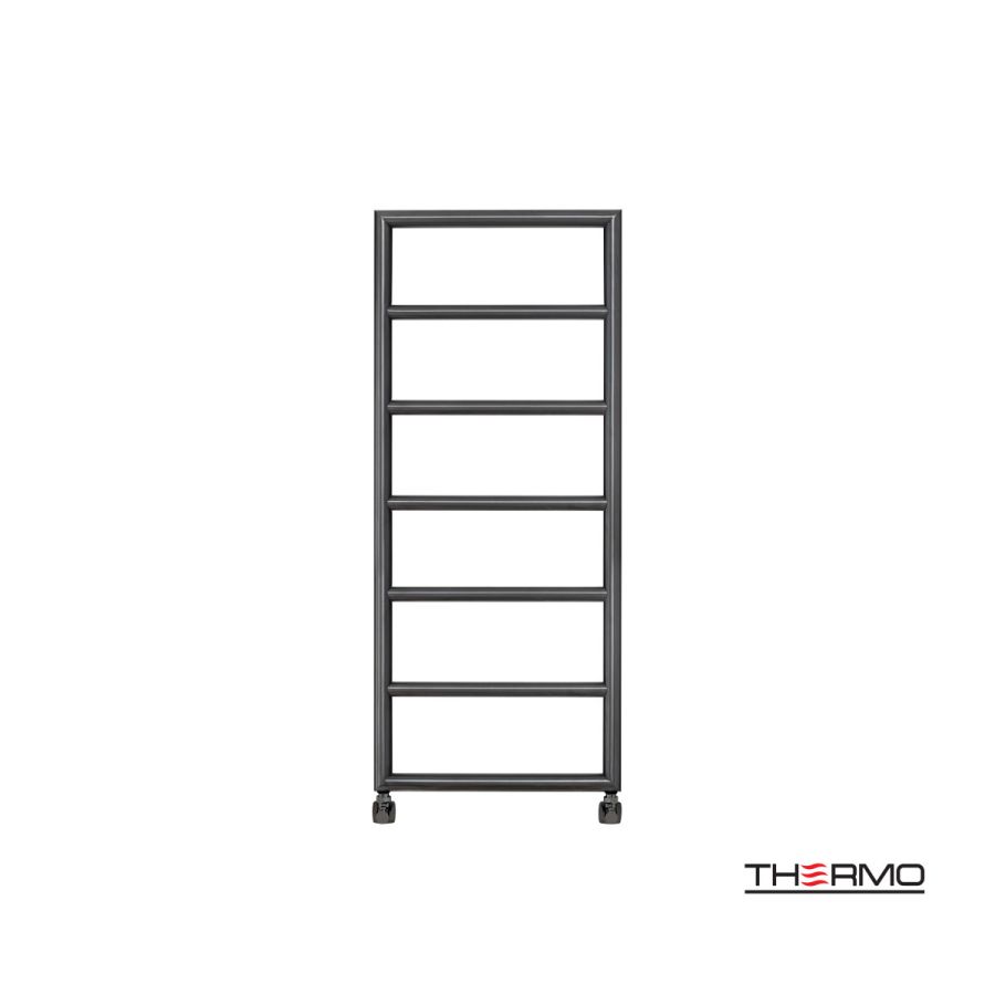 Θερμαινόμενη Πετσετοκρεμάστρα μπάνιου Inox TEMPO 120x50 Black Brushed PVD TEM12050-411