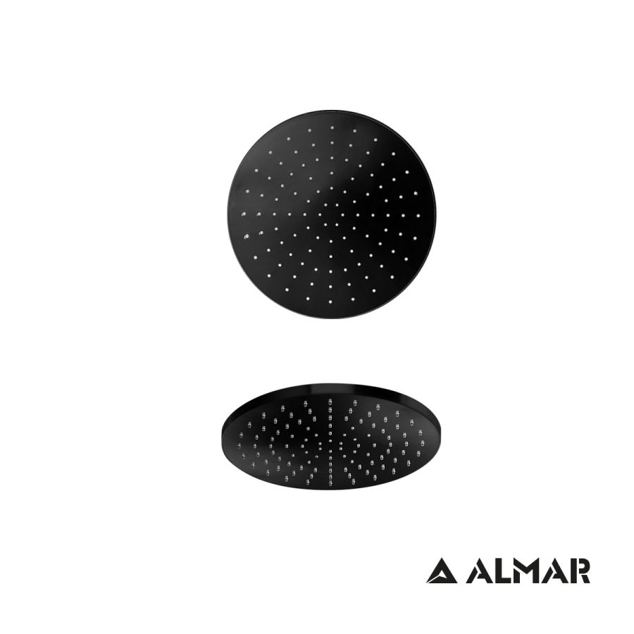 Κεφαλή Ντουζ Emotion Φ30 ABS, Almar Black Matt E044044-400