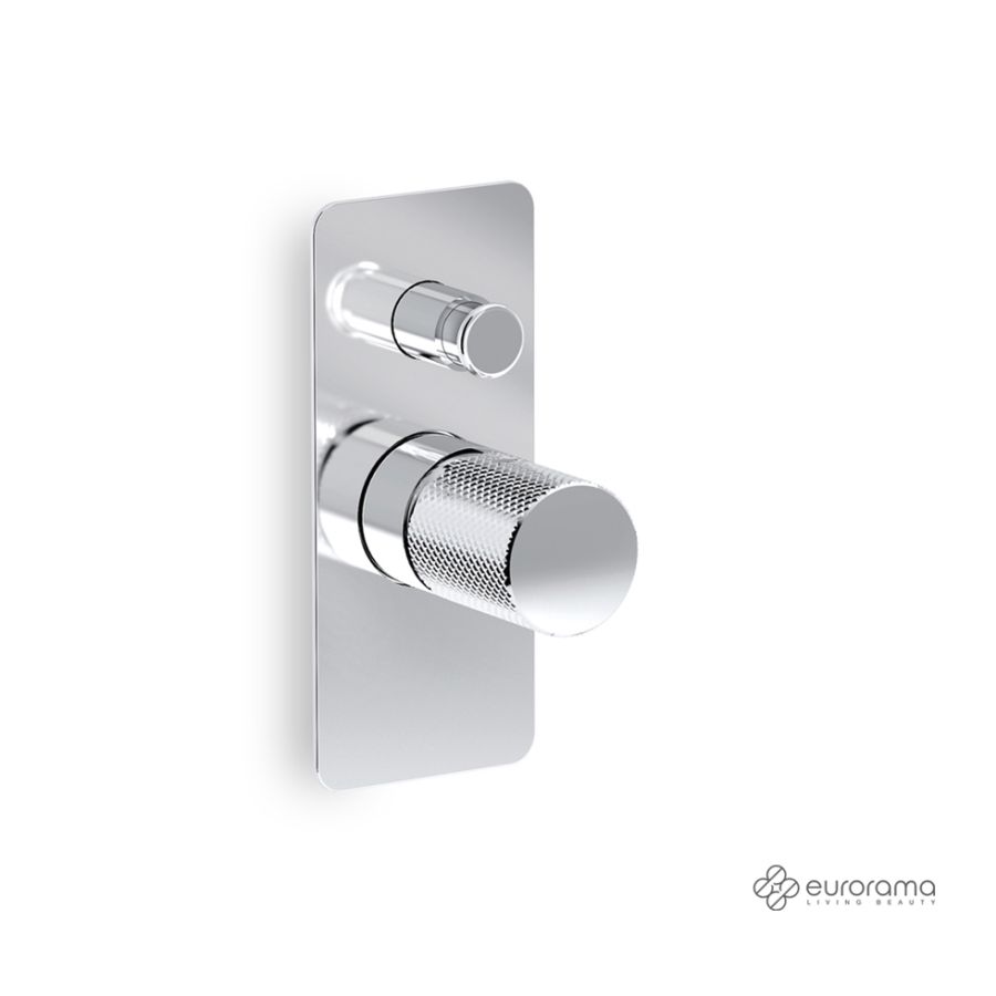 Μίκτης Εντοιχισμού 2 Εξόδων Eletta Tecno Eurorama Chrome 167030SL-100