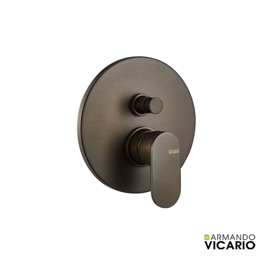 Μίκτης Εντοιχισμού 2 Εξόδων Slim Vicario Tuscany Brass 500050D-541