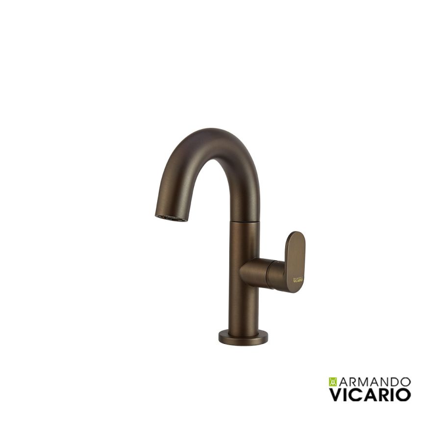 Μπαταρία Νιπτήρα με Βαλβίδα Clic-Clac Slim Vicario Tuscany Brass 500010-541