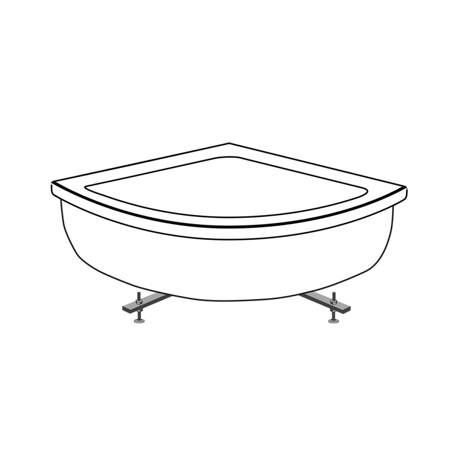 Σετ στήριξης μπανιέρας Bali AK02