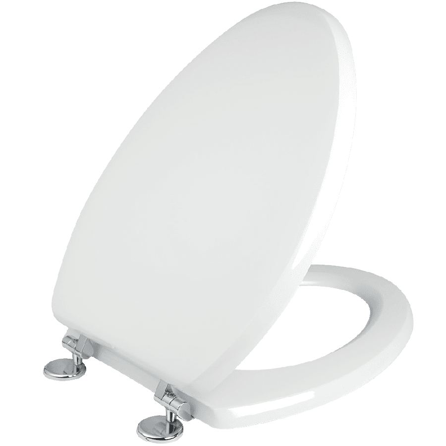Κάλυμμα Λεκάνης WC Polyester B.T Λευκό 43-49x36cm Οπές 11-20cm Ideal Standard Capri-Cesame Erica-Fenise Elvit 0099 