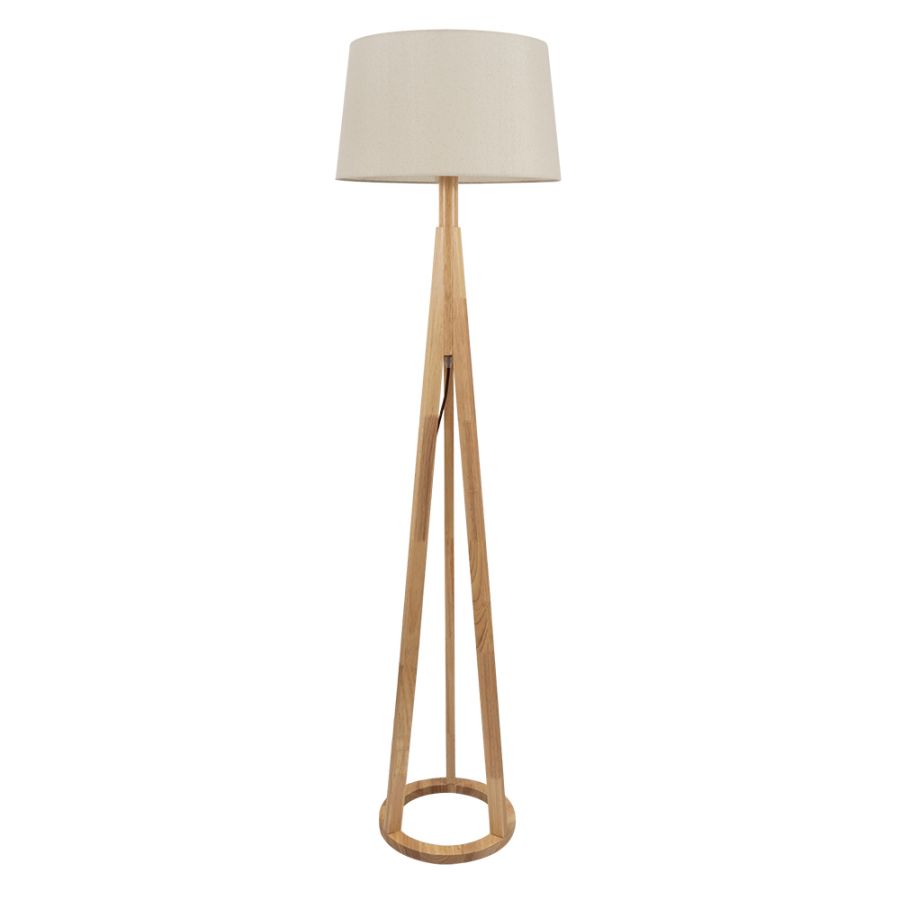 FLC 6316 ΔΑΠΕΔΟΥ ΣΤΡΟΓΓΥΛΟ ΞΥΛΙΝΟ 1ΧΕ27 ARlight 0164017