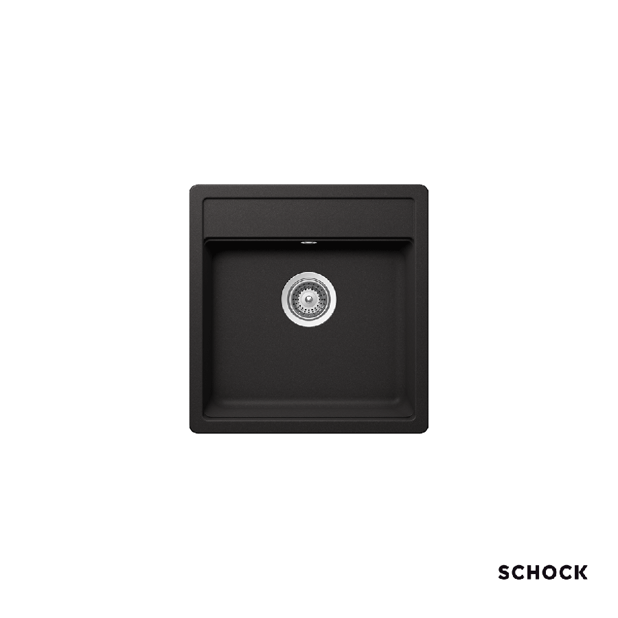 Νεροχύτης Κουζίνας Γρανίτη Manhattan 49x51 Schock Cristalite Nero Granite  30050-1401