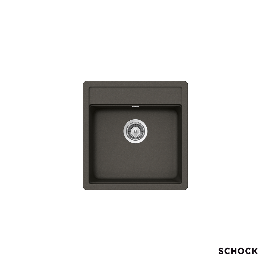 Νεροχύτης Κουζίνας Γρανίτη Manhattan 49x51 Schock Cristalite Asphalt Granite  30050-1421