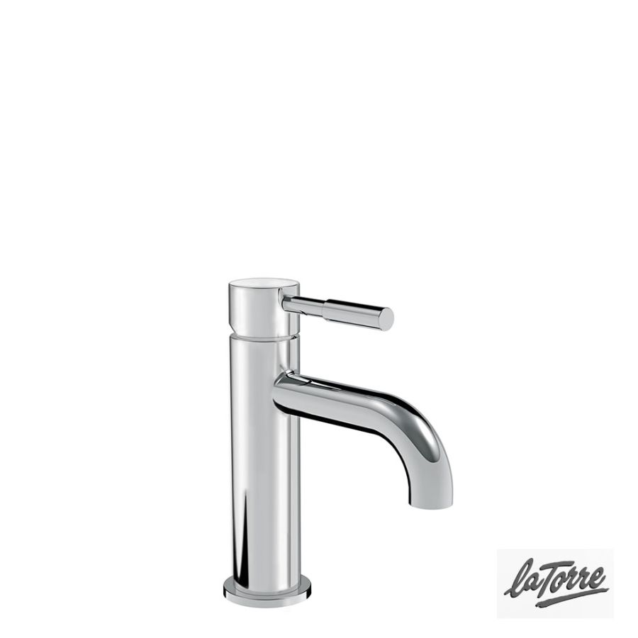 Μπαταρία Νιπτήρα με Αυτόματη Βαλβίδα, Τech La Torre Chrome 12007-100