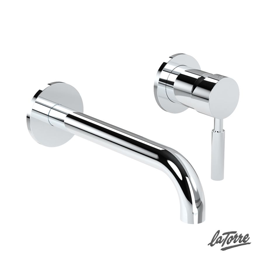 Μπαταρία Νιπτήρα Τοίχου Τech La Torre Chrome 12208-100