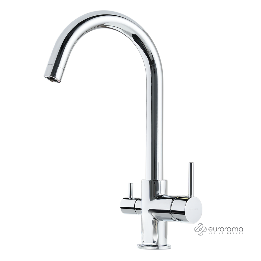 Μπαταρία Νεροχύτη Κουζίνας Filter-tap για Ντεπόζιτο Eurorama Chrome  13535-100