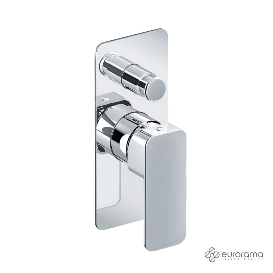 Μίκτης Εντοιχισμού 2 Εξόδων Quadra Eurorama Chrome 144030SL-100