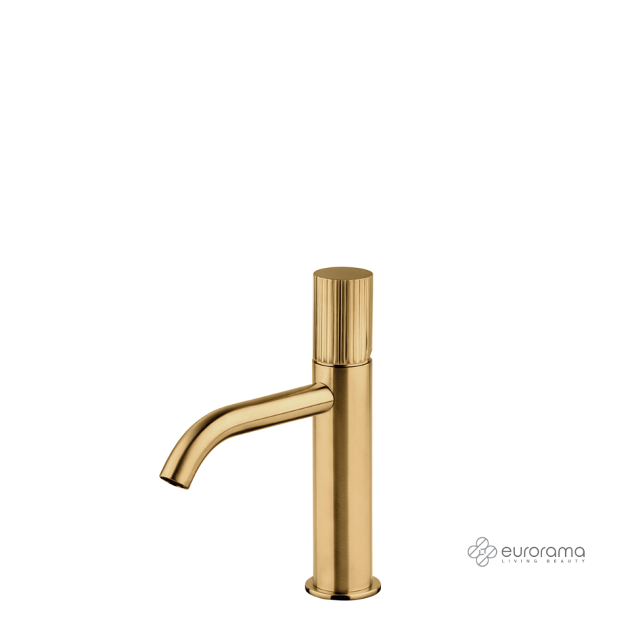 Μπαταρία Νιπτήρα με Βαλβίδα Clic-Clac OSO Eurorama Brushed Gold 178309-201