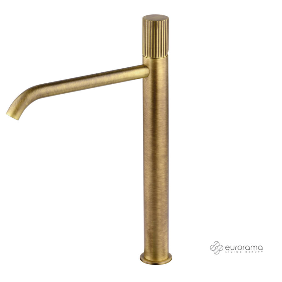 Μπαταρία Νιπτήρα Υψηλή με Βαλβίδα Clic-Clac oso Eurorama Bronze Brushed 178309P-221