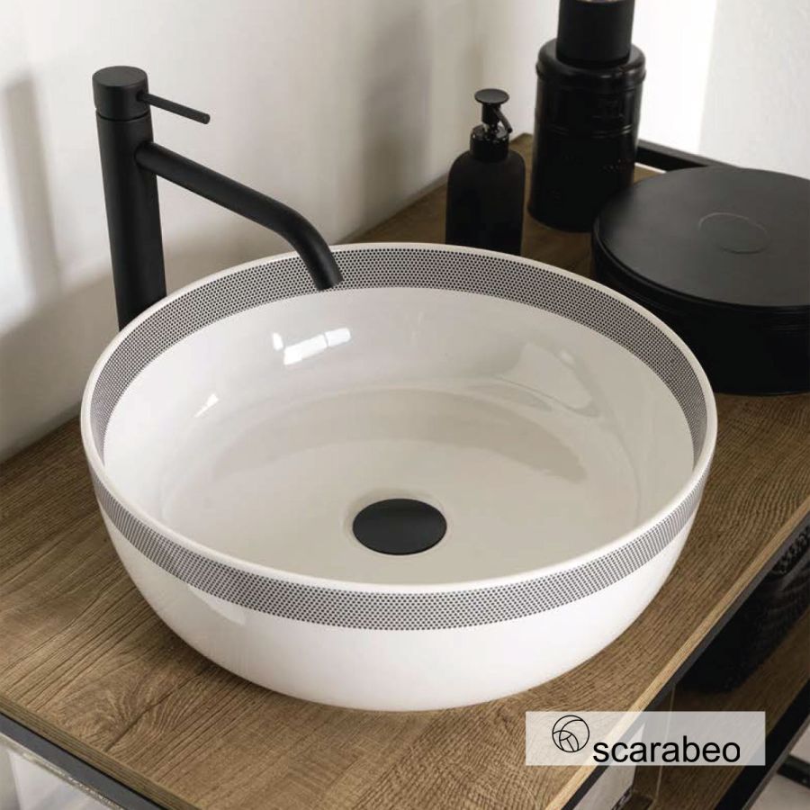 ΝΙΠΤΗΡΑΣ GLAM Φ39 SCARABEO FASCIA SFERA NERO 1807-FSNR