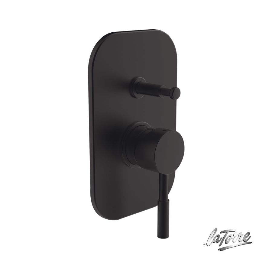 Μίκτης Εντοιχισμού 2 Εξόδων, Τech La Torre Black Matt 12050R-400