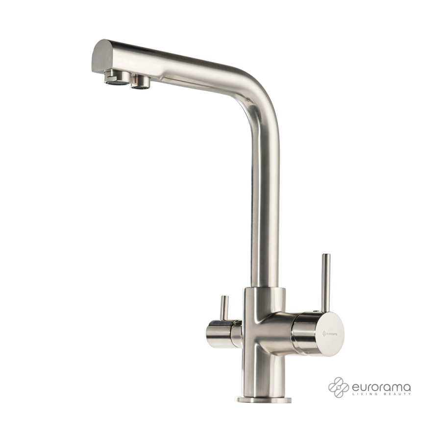 Μπαταρία Νεροχύτη Κουζίνας Filter-tap για Ντεπόζιτο Eurorama Inox  13534-110