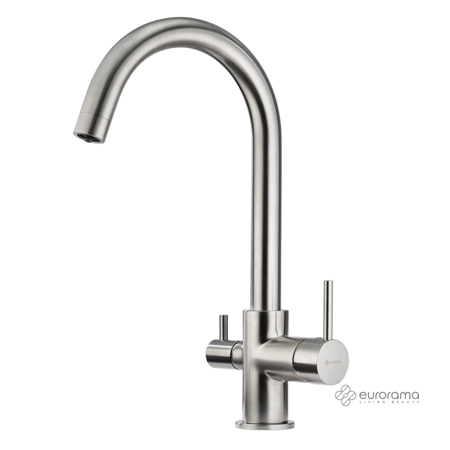 Μπαταρία Νεροχύτη Κουζίνας Filter-tap για Ντεπόζιτο Eurorama Inox  13535-110