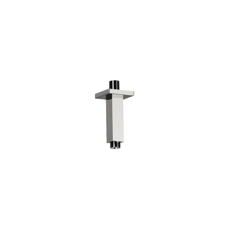 Βραχίονας Οροφής Τετράγωνος 25x25mm 10εκ., Eurorama Chrome C21000-100