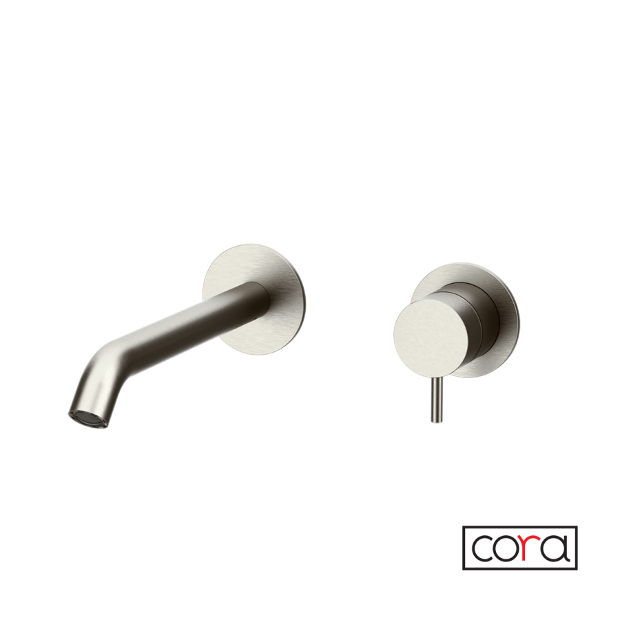 Μπαταρία Νιπτήρα Τοίχου cosmo Brushed Inox 316L 6118-111