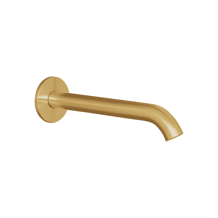 Στόμιο Επίτοιχο max.18εκ. AISI316 Inox PVD Brushed Gold N6809-211