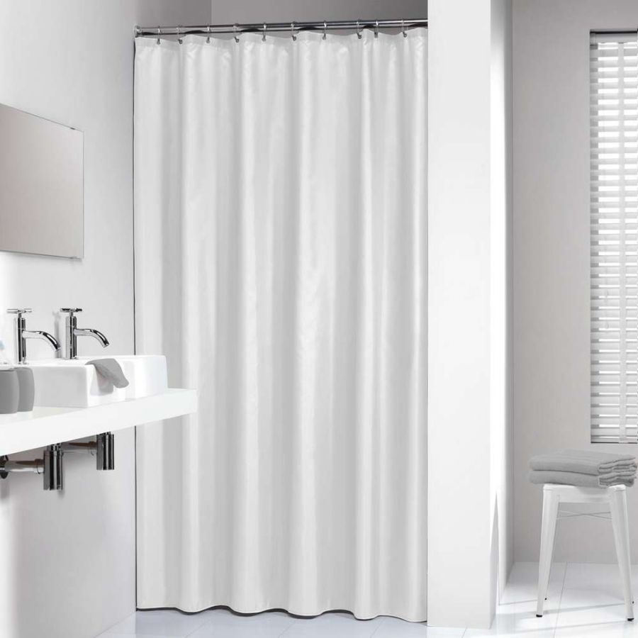 Madeira 180x200 white κουρτίνα μπάνιου υφασμάτινη Sealskin 238501310