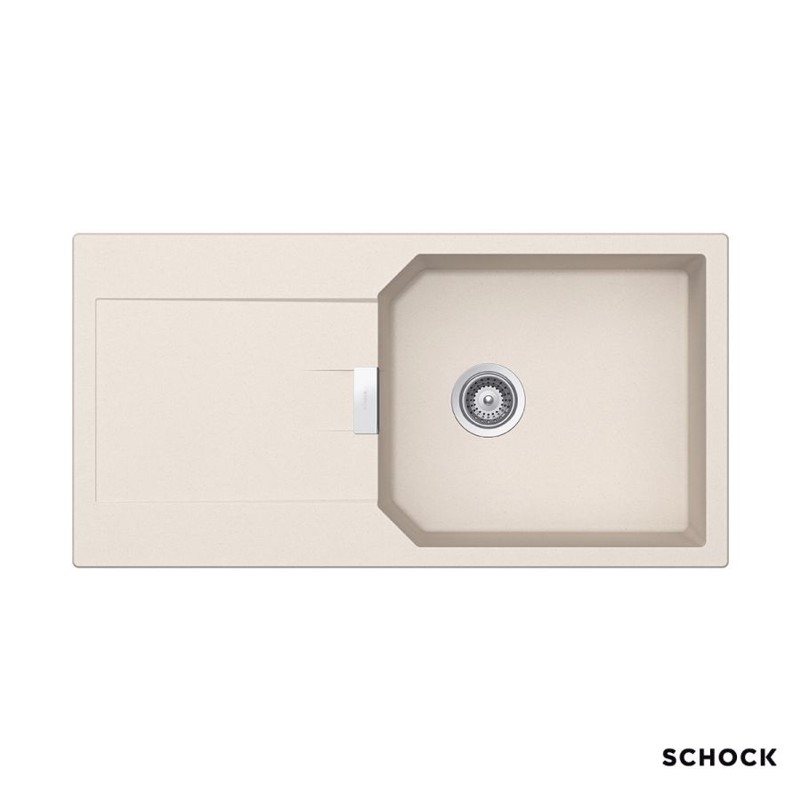 Νεροχύτης Κουζίνας Γρανίτη Manhattan 100x51 Schock Cristalite Everest Granite 30100-1511