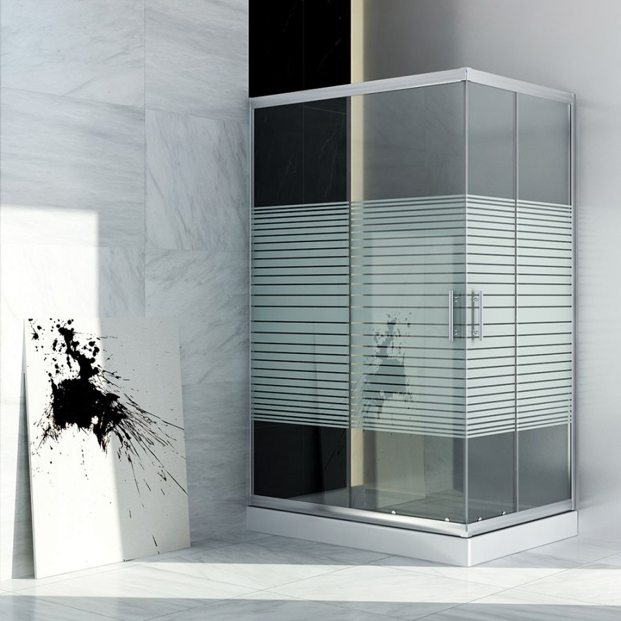 Orabella Signe Plus Σεριγραφία 70X100 - Καμπίνα αντιστρέψιμη, ασύμμετρη, γωνιακής εισόδου 30237