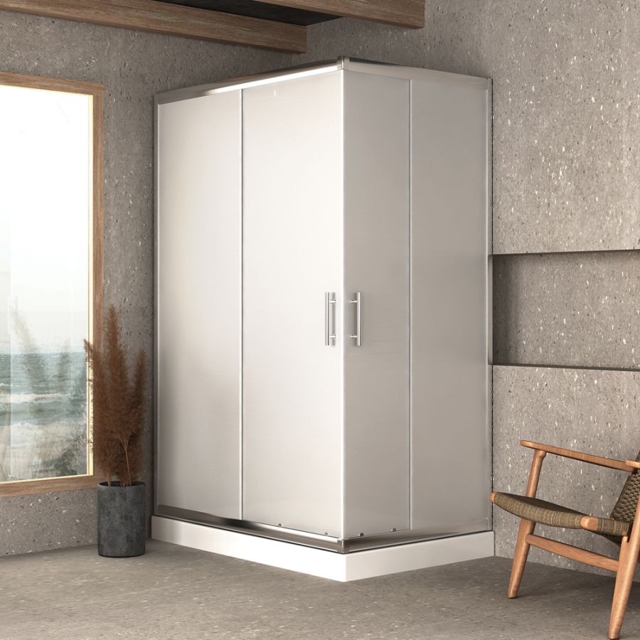 Orabella Signe Plus Fabric 70X90 - Καμπίνα αντιστρέψιμη, ασύμμετρη, γωνιακής εισόδου 30530