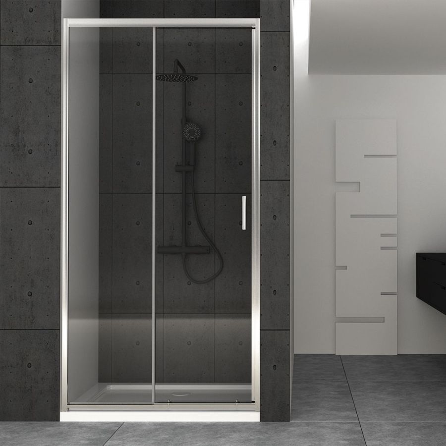 Orabella Siera 130 cm - Καμπίνα αντιστρέψιμη, ευθύγραμμη με σταθερό πλαϊνό 80 cm 30735-30745