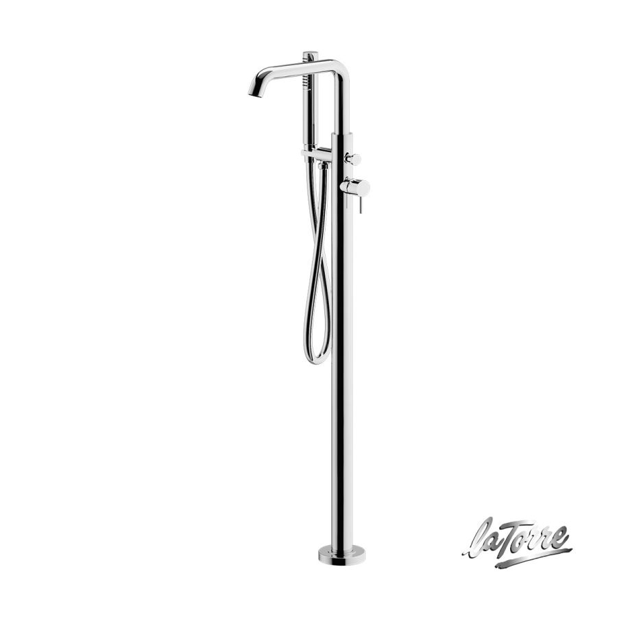 Μπαταρία Λουτρού Επιδαπέδια ELLE La Torre Chrome 34078-100