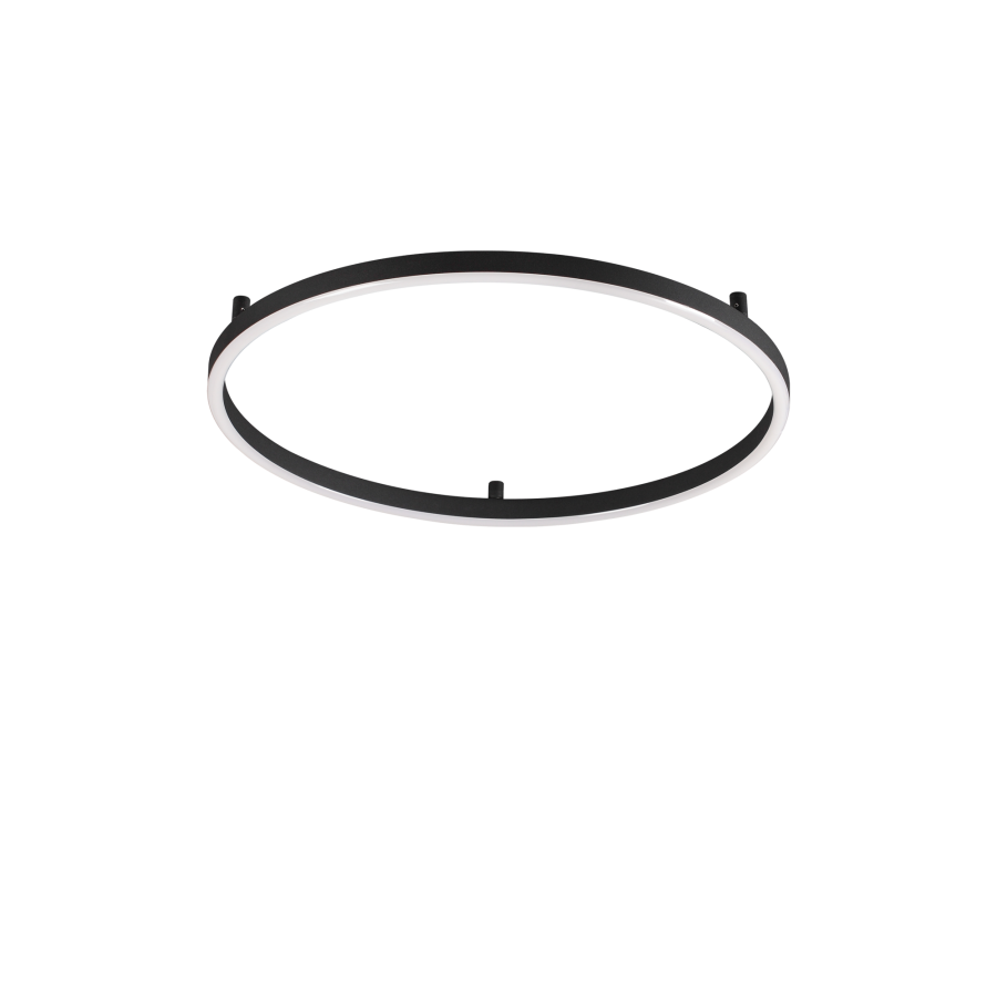 ORACLE SLIM PL D050 ROUND 4000K ON-OFF BK Ideal Lux 341903