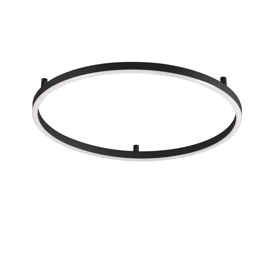 ORACLE SLIM PL D090 ROUND 2700K ON-OFF BK Ideal Lux 341965