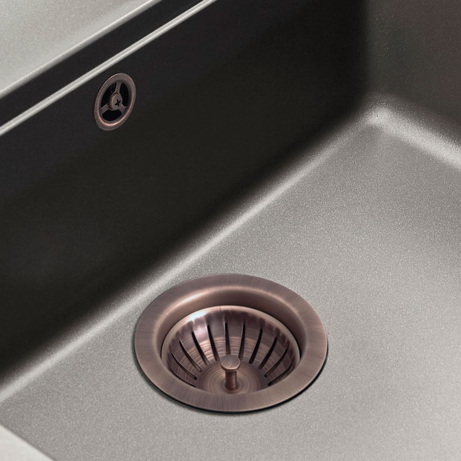 Βαλβίδα Νεροχύτη με Υπερχείλιση 3 1/2'', Rame  670-222