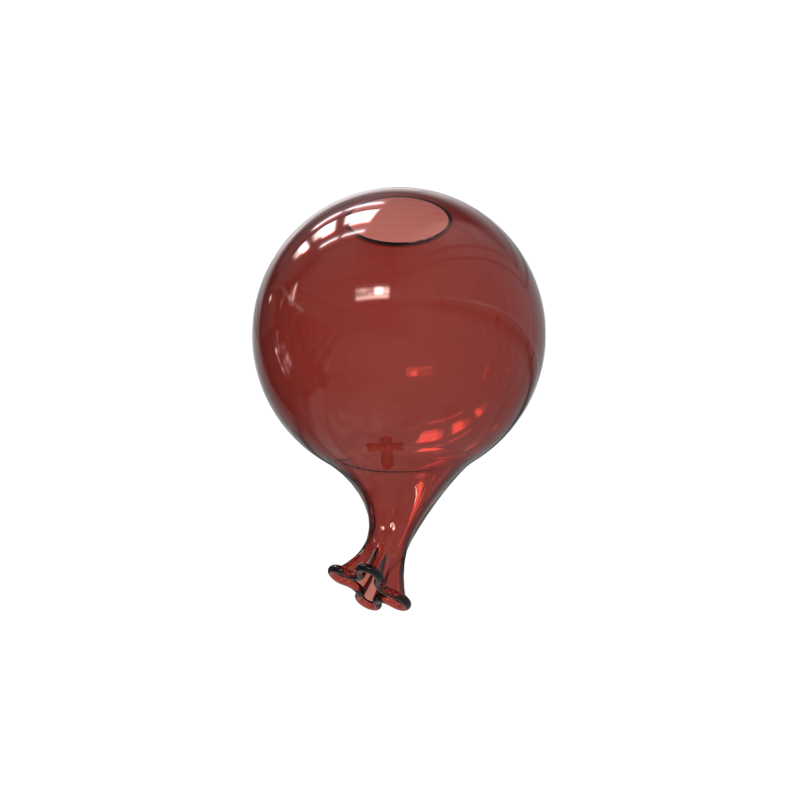 CLOWN VETRO ROSSO Ideal Lux 352657