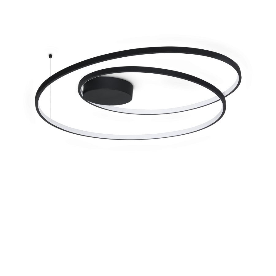 OZ PL D080 ON-OFF NERO 3000K Ideal Lux 365053