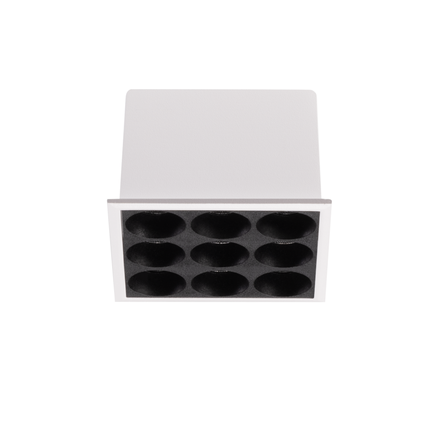 LIKA FI SLIM SQUARE 10W 3000K BIANCO Ideal Lux 367286