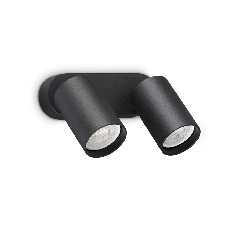 DYNAMITE AP2 ROUND NERO Ideal Lux 367385