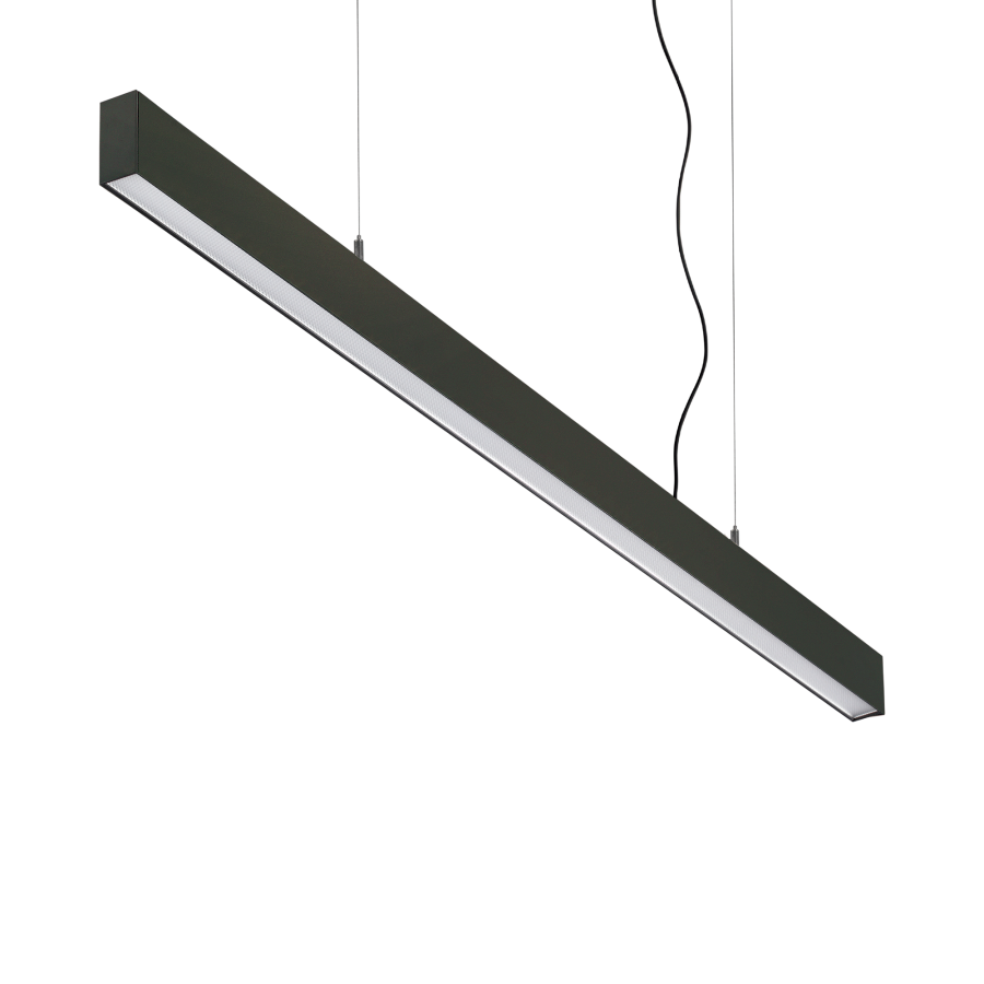 OFFICE SP WIDE 3000K NERO Ideal Lux 369112