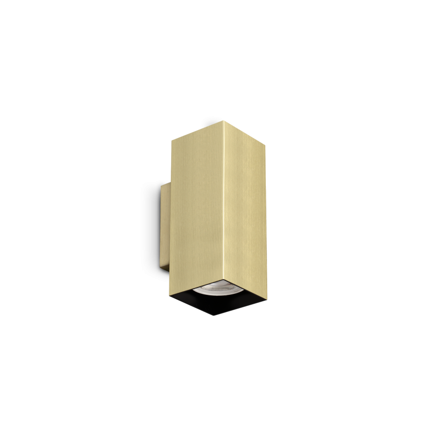 LOOK AP2 SQUARE D60 H150 OTTONE Ideal Lux 370293