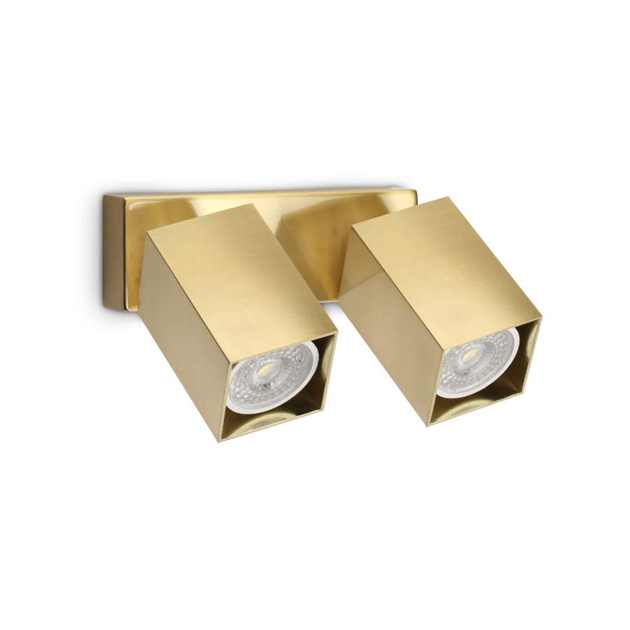 DYNAMITE AP2 SQUARE OTTONE Ideal Lux 371245