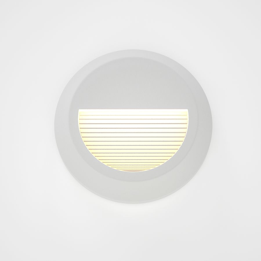 Φωτιστικό επιτοίχιο HER-05 LED WHITE εξωτερικού χώρου Heronia 42-0009
