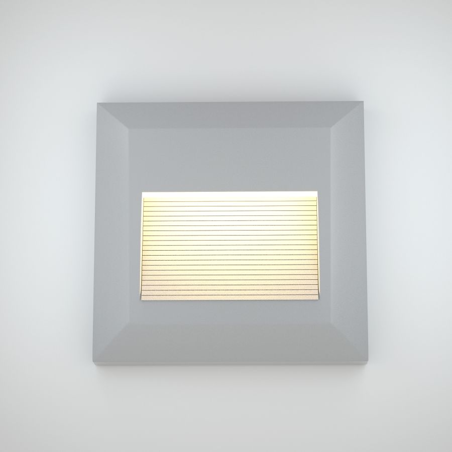 Φωτιστικό επιτοίχιο HER-06 LED GREY εξωτερικού χώρου Heronia 42-0010