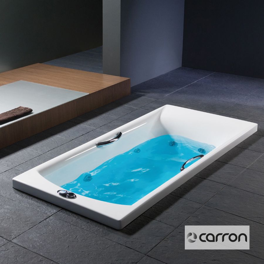 Μπανιέρα Ακρυλική Caronite SIGMA με σύστημα Υδρομασάζ (1,75hp-8 jet) 1700x800, Carron Bath White 429CH