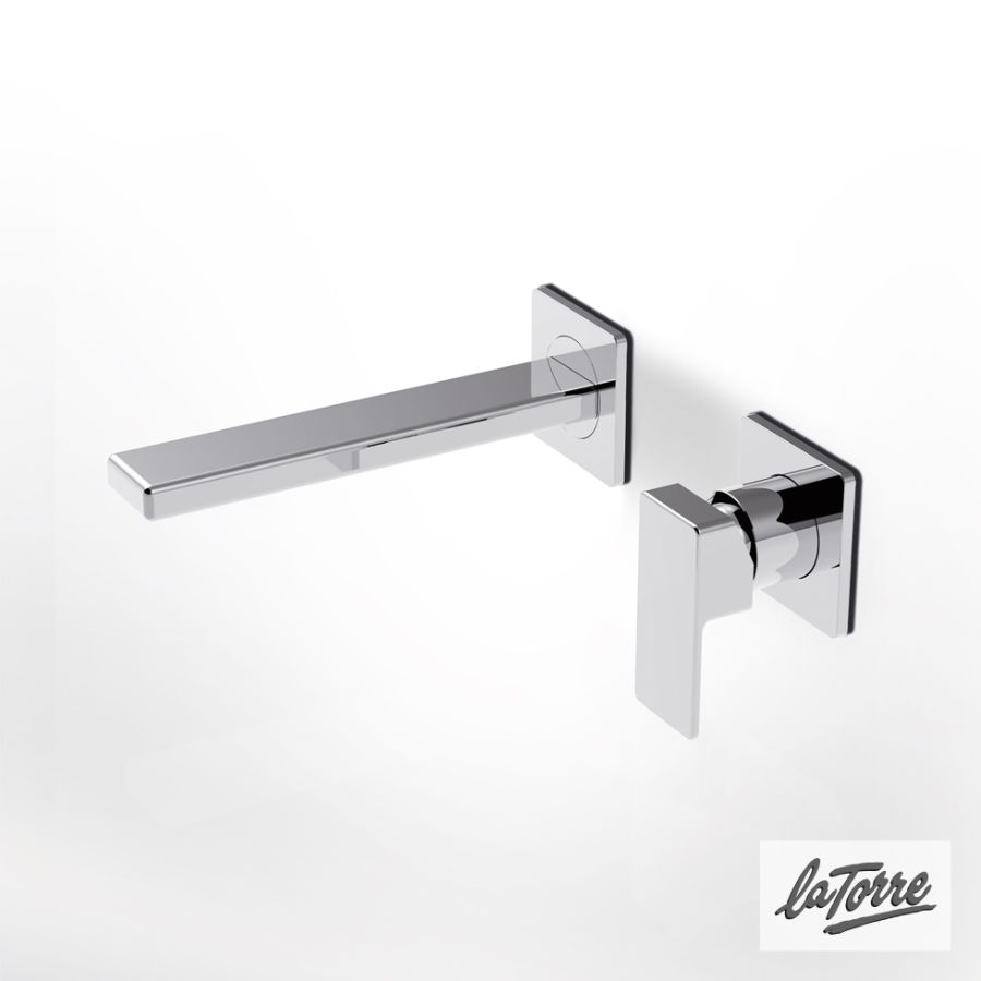 Μπαταρία Νιπτήρα Τοίχου Profili La Torre Chrome 45200-100