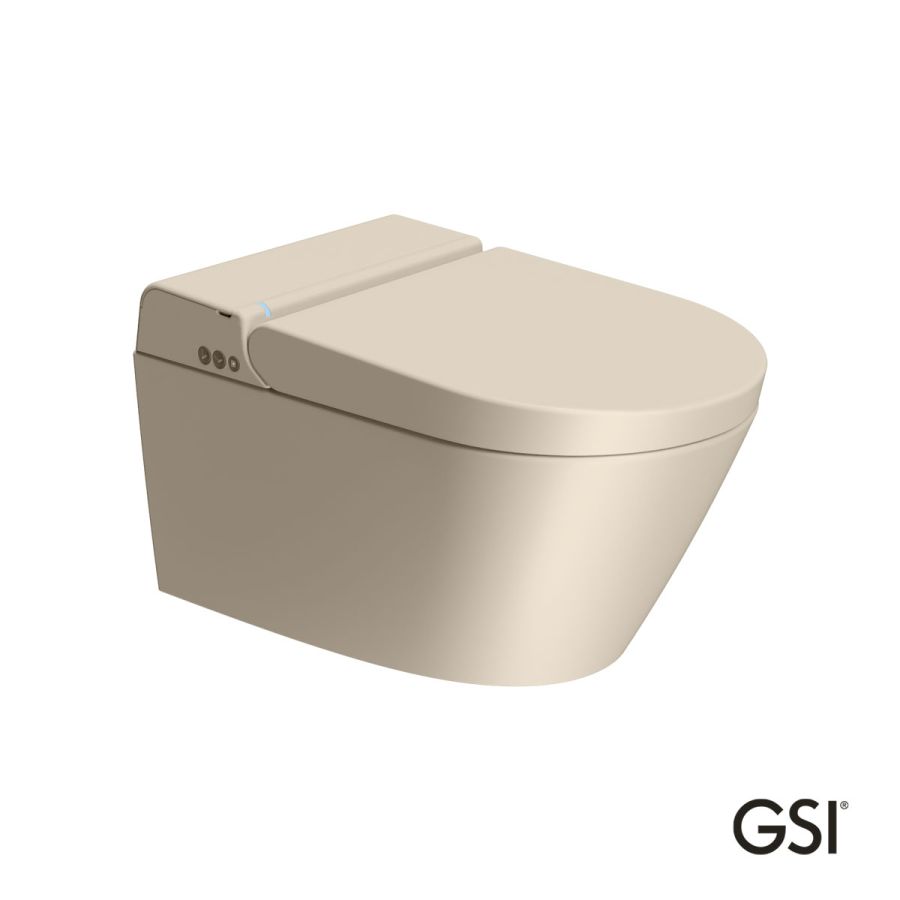 Λεκάνη Κρεμαστή PURA/59  Swirlflush με σύστημα ηλεκτρονικού μπιντέ, Creta GSI Ιταλίας 7418K-520