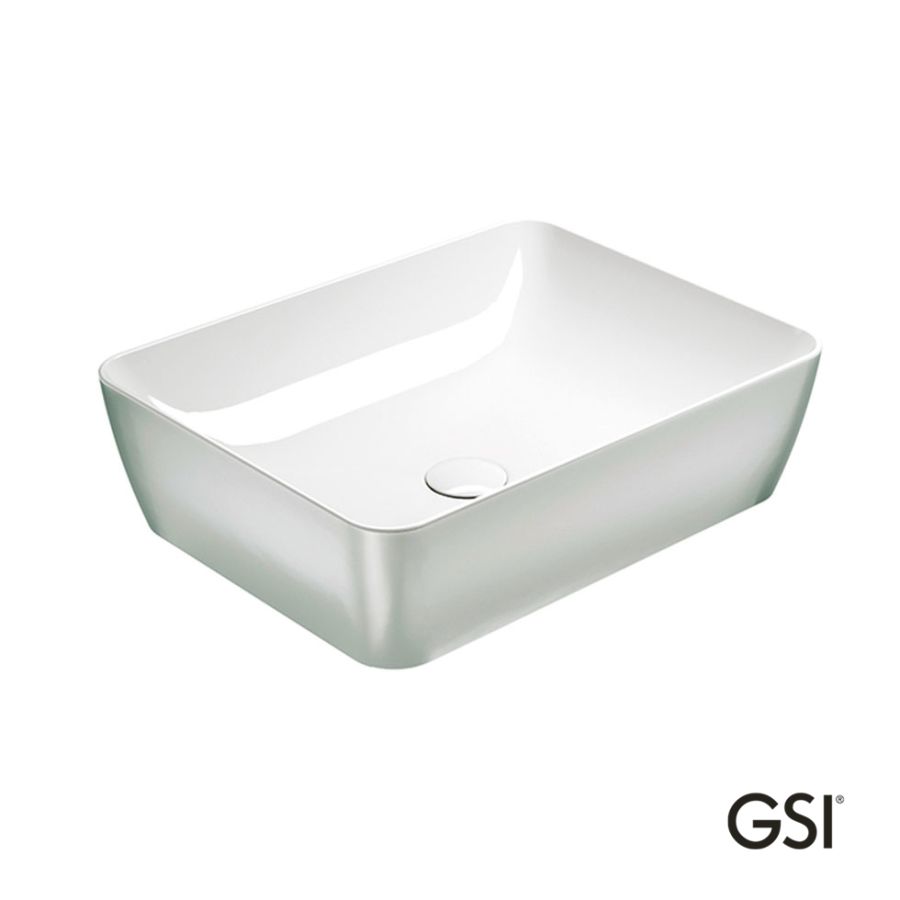 Νιπτήρας Πορσελάνης Sand 50x38 GSI Platinum/White 9037-430300